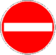Zeichen 267, Verbot der Einfahrt